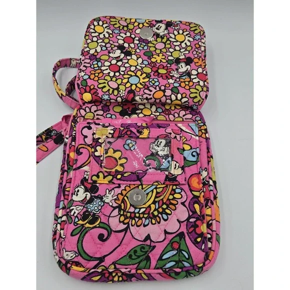 Vera Bradley Hipster Disney Just Mousing Around Mickey Minnie Crossbody/Wallet - Picture 3 of 11